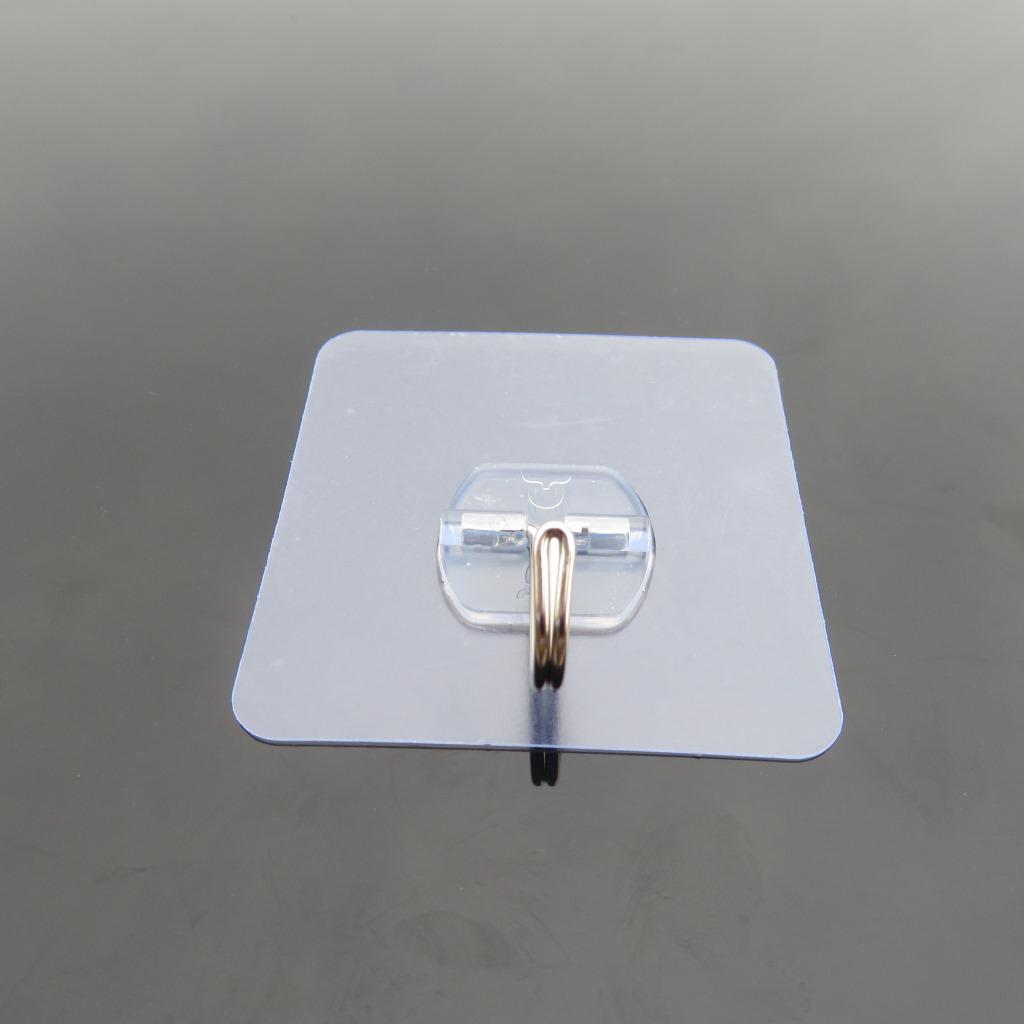 

Прозрачный клейкий крючок 7 см - Прочный, без гвоздей, водонепроницаемый настенный крючок