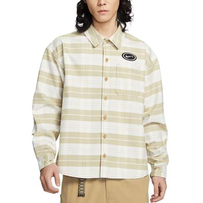 Sportswear Long Sleeve Woven Shirt Light Khaki HV0257-133