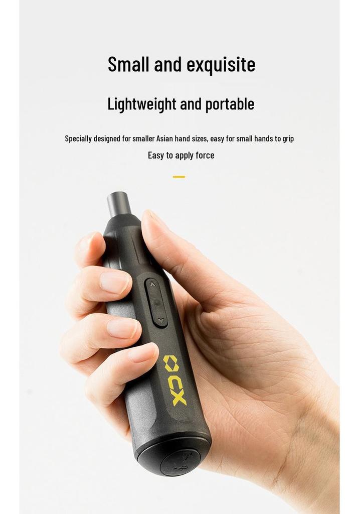 Compact All-in-One Electric & Manual Screwdriver Set for Beginners