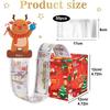 Pull Out Christmas Money Box With 50pcs Transparent Bags Santa Money Pulling Box Snowman Christmas Tree Money Holder Box Party