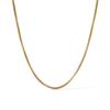 18k Gold and Stainless Steel Mesh Choker - European & American Style, Simple, Non-Fading