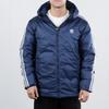 Adidas Originals Logo Print Warm Reversible Down Jacket Men Jacket Blue ED5840