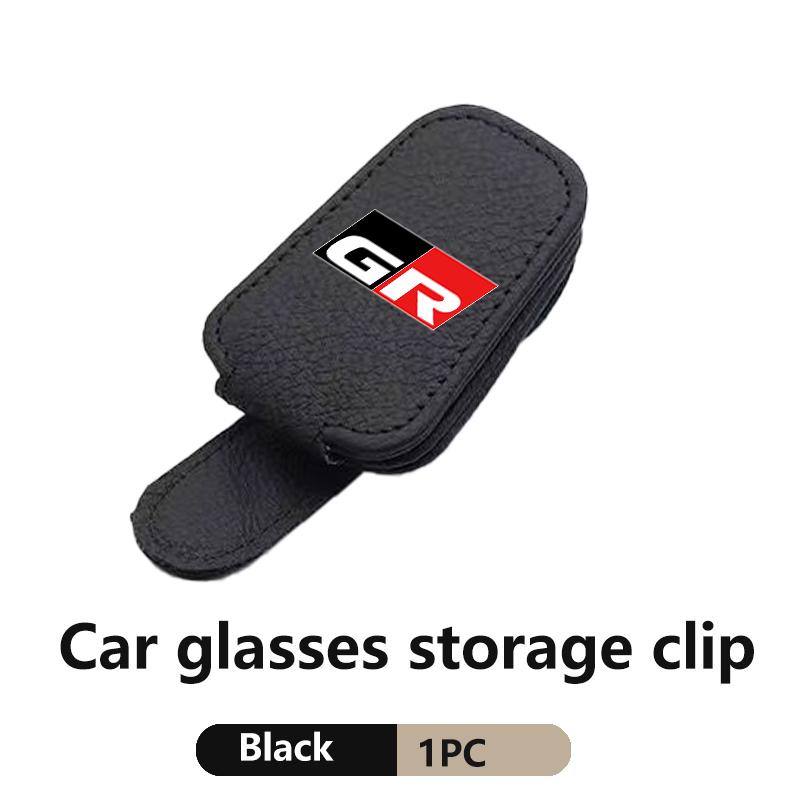 

For Toyota Car Eyeglass Holder Glasses Storage Clip Auto Sunglasses Accessories Gazoo Racing TRD Corolla Yaris Chr Auris Rav4