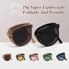 Folding Sunglasses Portable Ultra Light Sun Protection Uv Protection Sunglasses For Both Men And Women