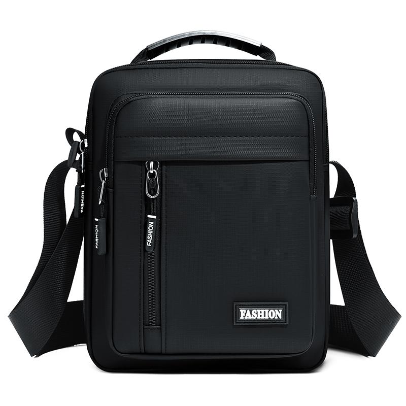 Geantă Messenger Oxford Ușoară pentru Bărbați - Geantă de Umăr Casual la Modă cu Design Elegant