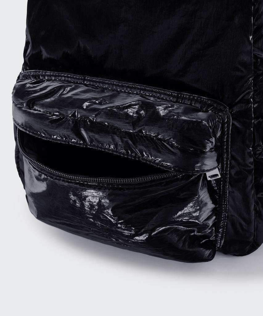Musinsa Standard Woman Women'S Shiny Mini Backpack [Black]
