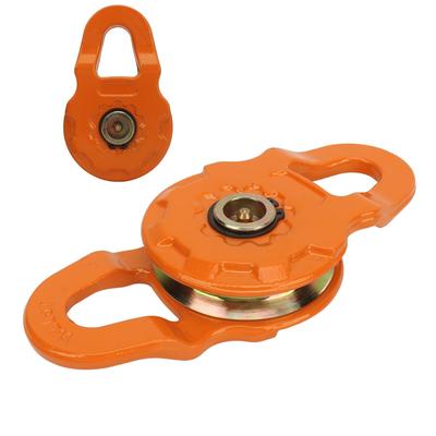 Snatch Block, 25000 Lb Breaking Strength Winch Snatch Block Tow Pulley Block, 12500 Lb