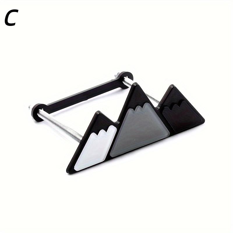 

[Трехцветная эмблема автомобиля] Трехцветная акриловая эмблема-значок на решетку - Аксессуар для украшения автомобиля, грузовика C