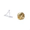 Creative Abstract Thinker Knot Yarn Ball Statue Decorative Figurine Unique Ceramic Sculpture