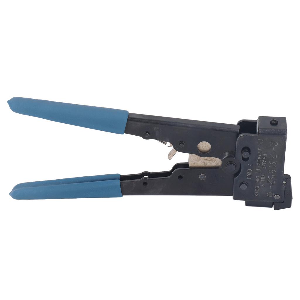Network Crimper Carbon Steel Head Anti Slip Rubber Handle 8P Ratchet Structure RJ45 Crimping Tool