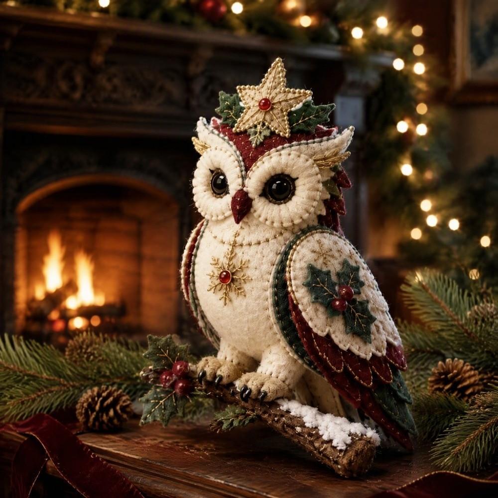 Handnähen Weihnachten DIY Patchwork-Set Filzstoff Komplette Materialpackung Geschenk