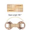 10Pcs Furniture Brass Concealed Hinges Cylindrical Hinges Small Barrels Hinges for Jewelry Keepsake Box Cabinet Door
