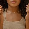 New Stainless Steel Zircon Necklaces for Women Luxury 18K Gold Plated Collar Chain Necklace Wedding Jewelry Gift