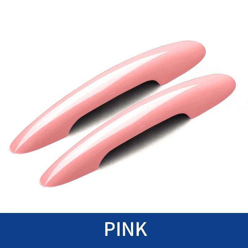 

Накладка на дверную ручку, автомобильные аксессуары для MINI Cooper F54 F55 F56 F57 F60 R50 R52 R53 R55 R56 R57 R58 R59 R60 R61 Clubman JCW Back door-R60 розовый