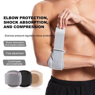 1PC Tennis Elbow Brace for Tendonitis Forearm Pain Golf Elbow Support Arm Strap Band with Compression Pad for Men Women
