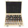 8Pcs HSS Twist Drill Bit Set Large Heat Treated Industrial