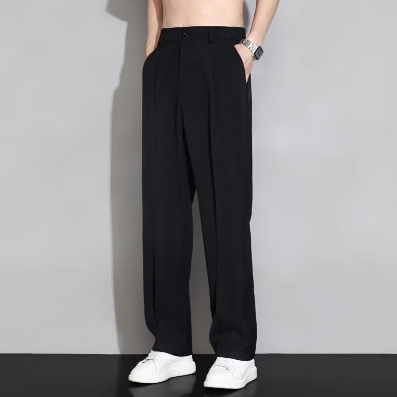 

ROMON Men s Ice Silk Summer Quick-Dry Straight Casual Pants XL