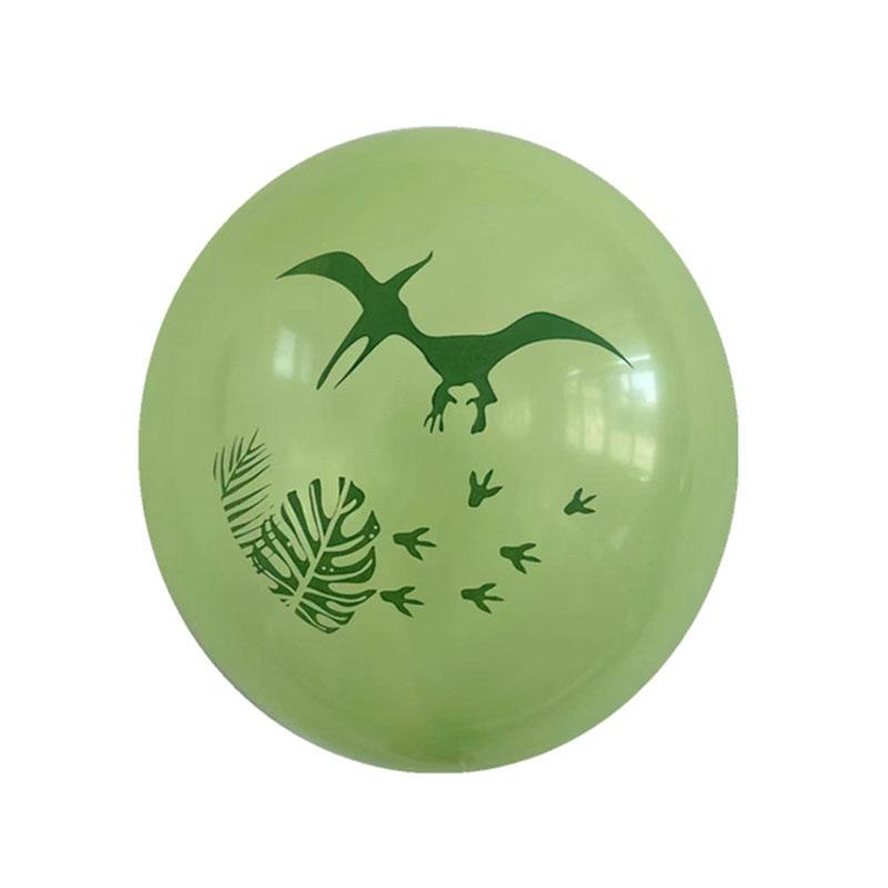 Children's Dinosaur Theme Birthday Party Decoration Balloon - Cute Tyrannosaurus Rex And Pterosaur Cartoon Print Balloon