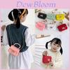 Adorable Cartoon Jelly Shoulder Bag For Girls With Stylish Pearl Chain Design