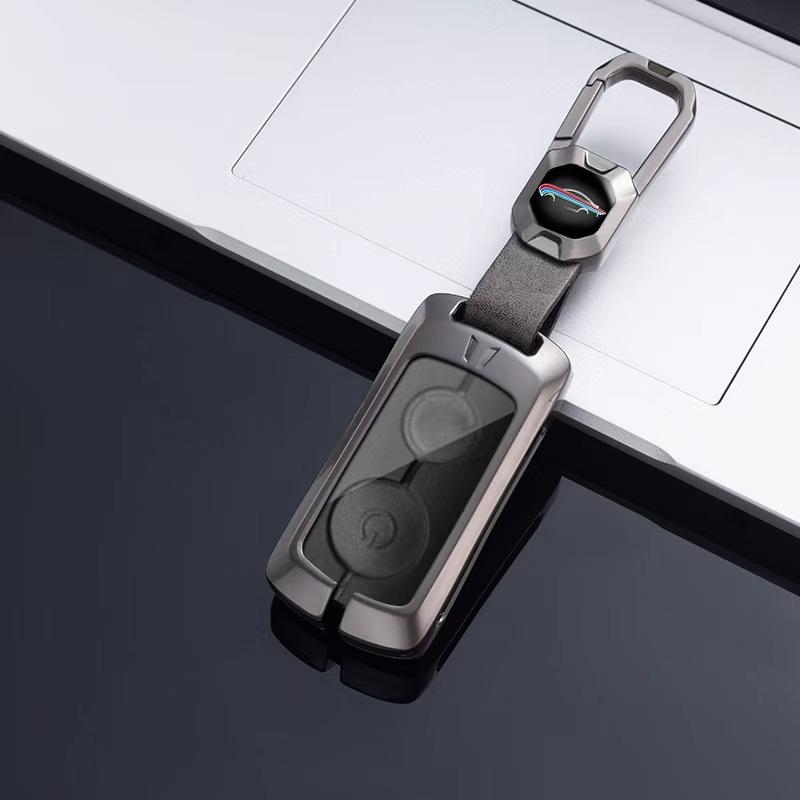 

Корпус для дистанционного ключа мотоцикла, чехол-брелок, оболочка для Yamaha NVX NVX155 XMAX XMAX300 QBIX AEROX JAUNS 2018 2019, аксессуары для брелока серый