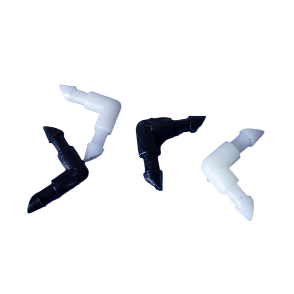 L-Shaped Elbow Plastic Connector Fittings, 90° Right Angle Pipe Accessories