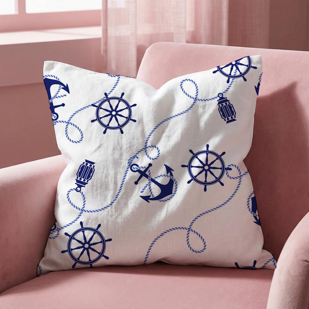 Marine animals Cushion Cover Multi-Scene Pillow Cover for Home & Car - Reversible, Soft & Durable for Daily Use