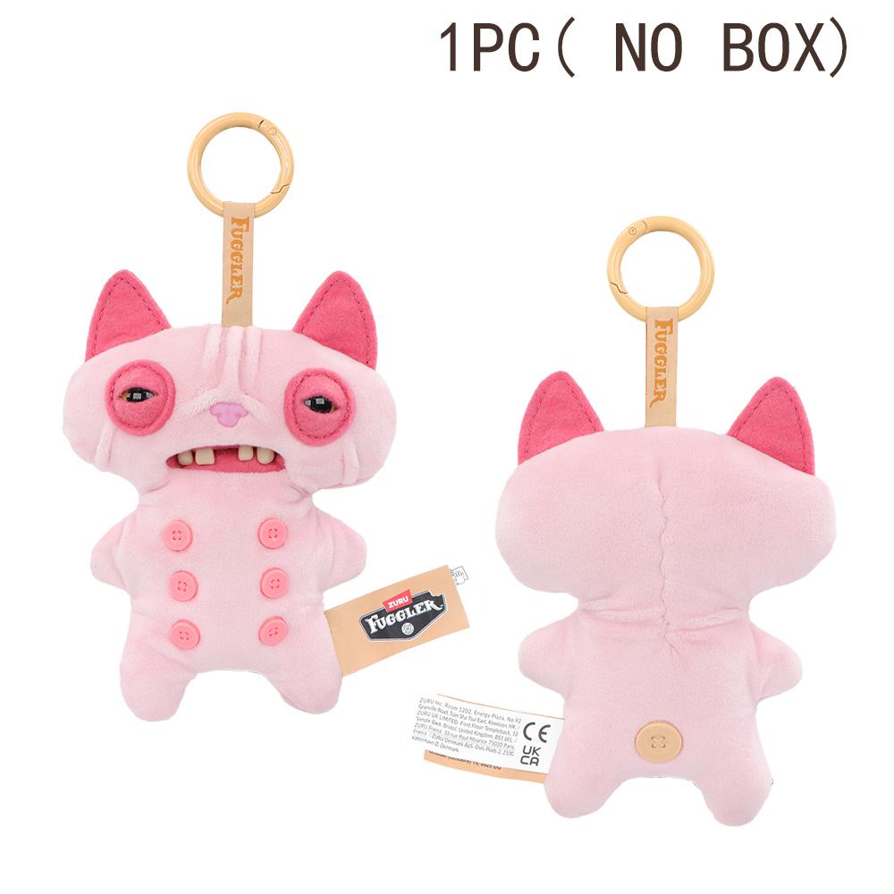 FUGG ALLEY CATS Fluffy Dangle Collectibles Fuggler Real Hairless Cat Siamese Cat Orange kitten Teeth Fiend Plushie Collectibles Token