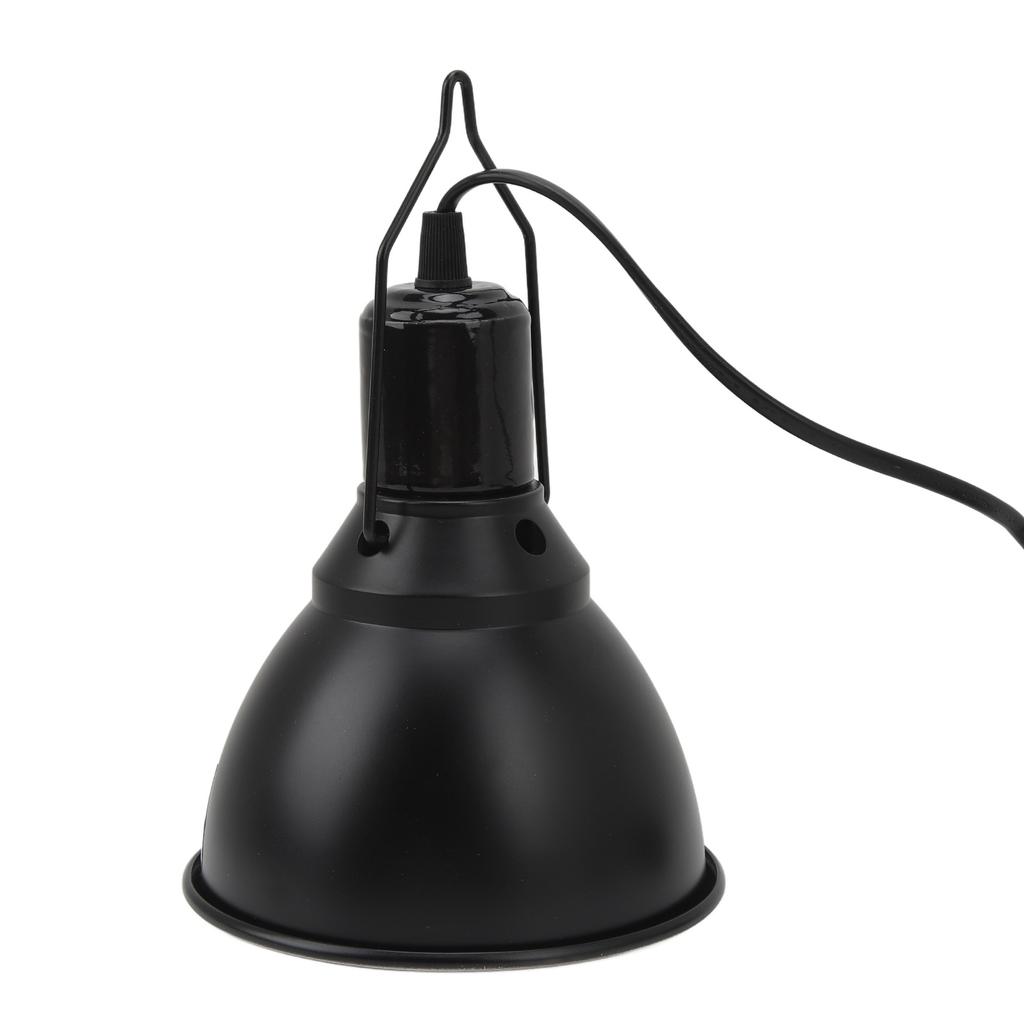 Reptile Light Fixture Simulation Lighting E27 Socket Reptile Lamp Fixture for UVA UVB Bulb Basking