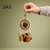 Parrot Oral Health Toy Chew Toy, Pine Cone Corn Cob Bird Rattan Ball Cage Accessories for Conure Foraging Parakeet Cockatiel Budgie Enrichment