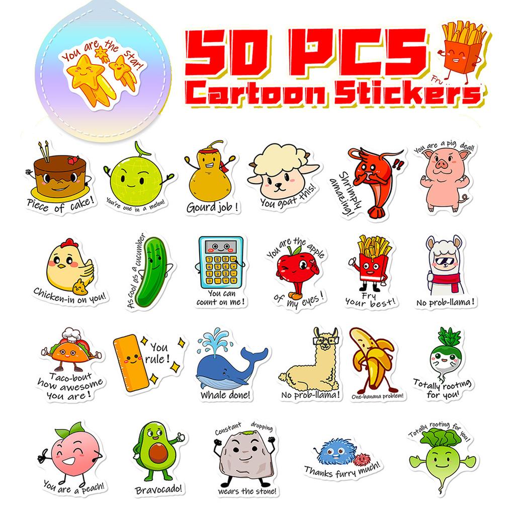 50 Homophone Stickers Fun Reward Children's Stickers English Stickers