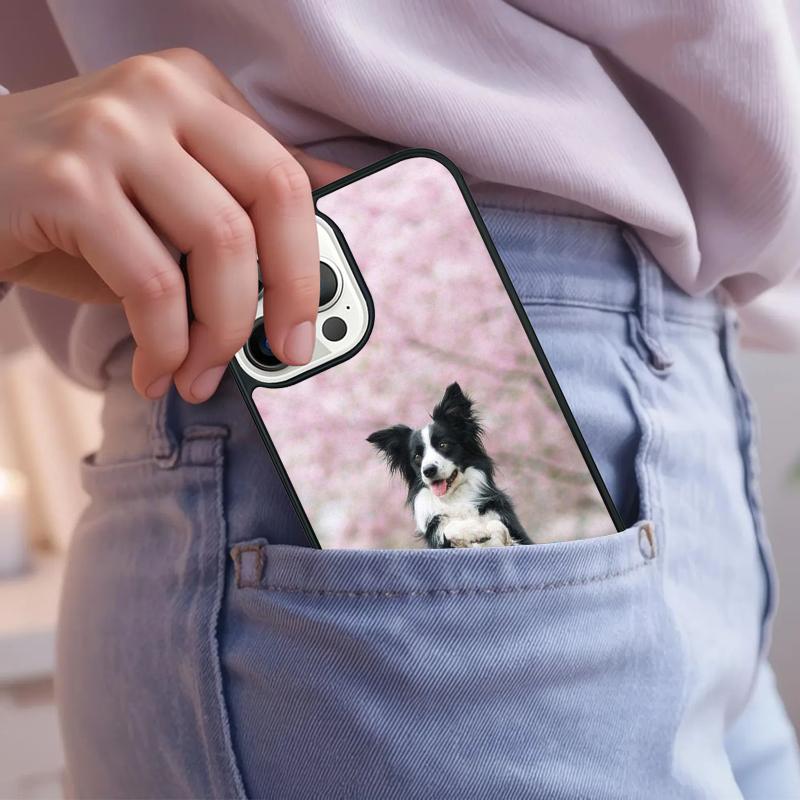 Border Collie Dog Phone Case For iPhone 17 Air 15 16e 14 13 Pro Max Coque 12 11 Pro Max PLUS cover