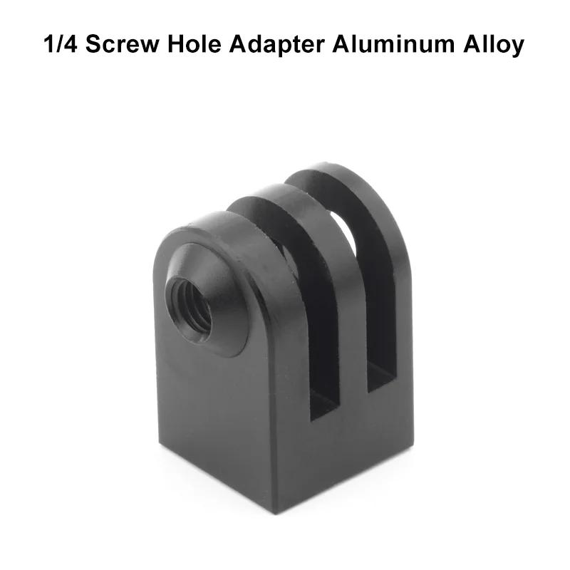 Universal 1/4" Screw Conversion Adapter Mount For GoPro 13 12 11 10 9 8 SJCAM AKASO Insta360 DJI Osmo Action Camera Accessories