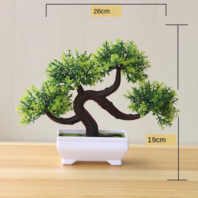 Artificial Plants DIY Simple Bonsai Small Tree Fake Plants Fake Flowers Potted Ornaments Bathroom Home Decor Hotel Garden Decor