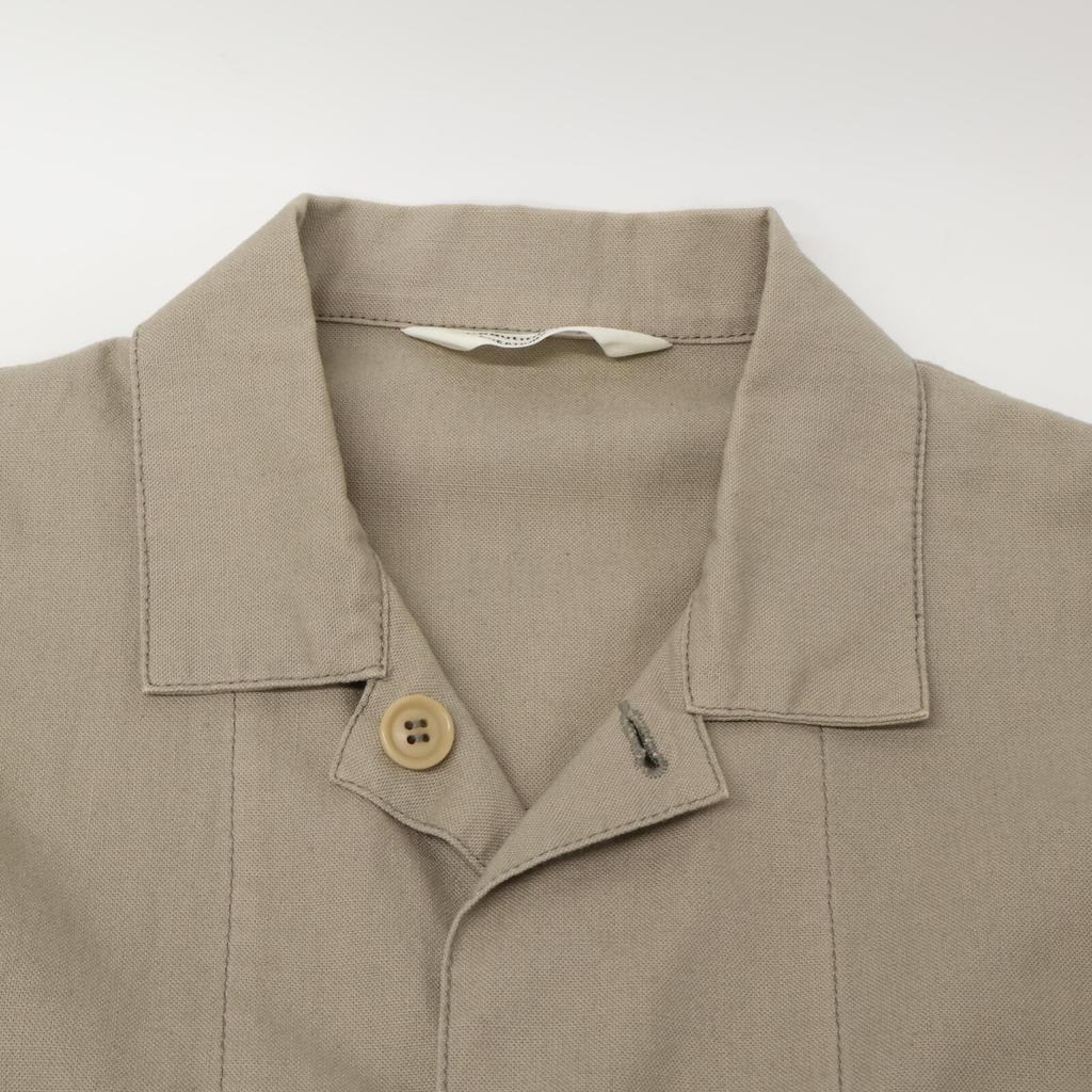 beautifulpeople 1025103051 Beige Cotton Back Logo Spring Overcoat/Shop Coat coat 38 beigeUsed