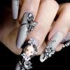 1 Set Facial Doll 3D Silicone Mold Nail Art Decoration Diy Design Nails Mold Wearing Armor Accessories