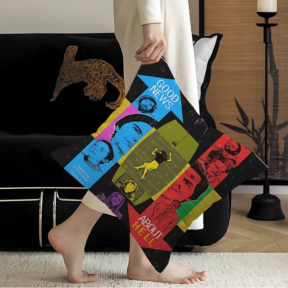 Vedio S-Severance Pillow Cushion Cover Pillowcase Living Room Sofa Home Decor Customized