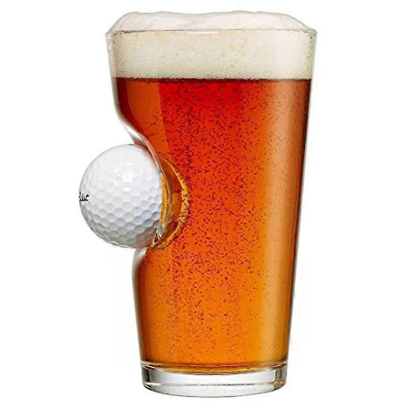 Golf-themed Shot Glass, Beer Glass, Creative Father's Day Beer Glass, 460ml