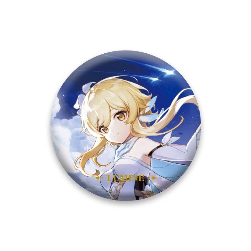 Sunsyea Genshin Impact Official Merch miHoYo Original Authentic Theme Series Badge Xiao Kazuha Zhongli Shogun Venti Klee Yelan