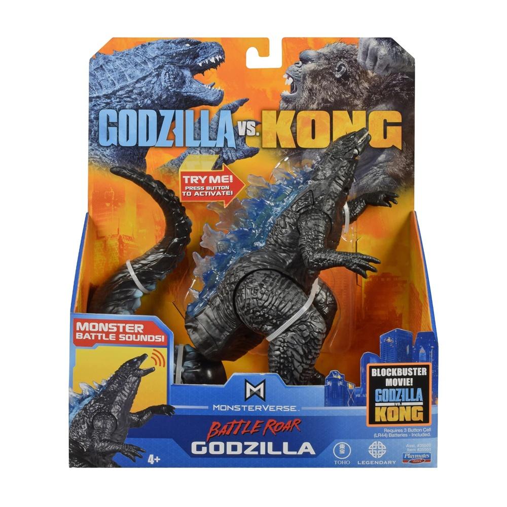 Godzilla VS Kong Playmates 7-inch Talking Action Figure Battle Roar / VS. 2021 Movie King Monsterverse GVK [Parallel Import]