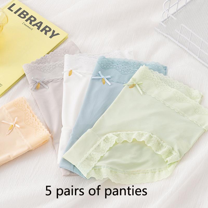 

Летние нежные не оставляющие следов женские трусики Ice Silk средней длины до середины икры кремовые летние трусики телесного цвета для подростков M