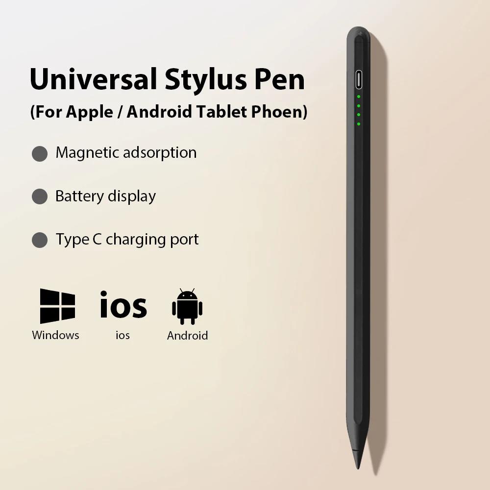 Universal Actiive Stylus Pen For Android IOS iPad 9th 10th MINI 6 7 Tablet Touch Pencil Drawing For Huawei Lenovo P12 M10 Y700 6