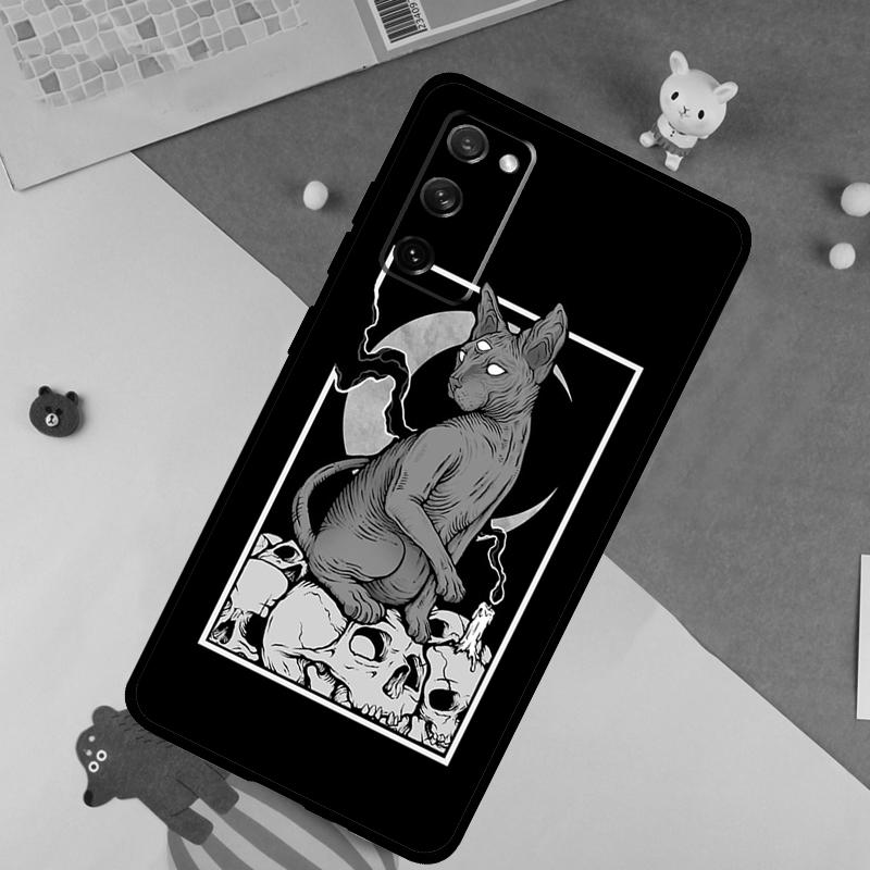 Sphynx Cat Soft Case For Samsung Galaxy S25 Ultra S9 S10 S20 S21 S22 S23 S24 Plus S24 FE Funda Cover