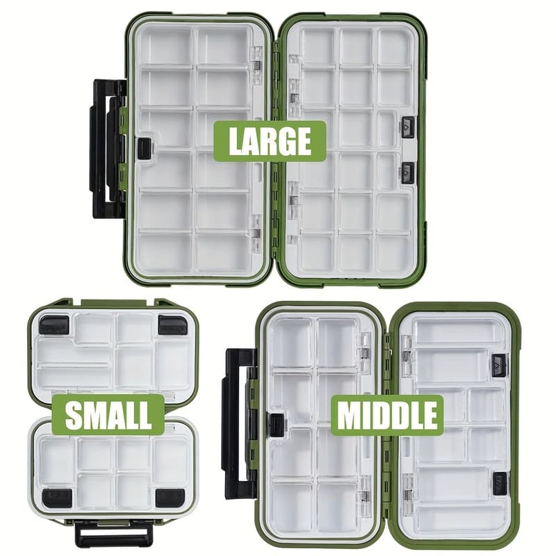 Waterproof Fishing Accessories Box Storage Tool Box Fishing Gear Soft Bait Fish Hook Storage Box Lead Box Sea Fishing Tools Large Capacity