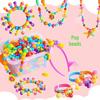 Children's DIY Beading Kit: Cordless Pop Beads for Necklaces & Bracelets