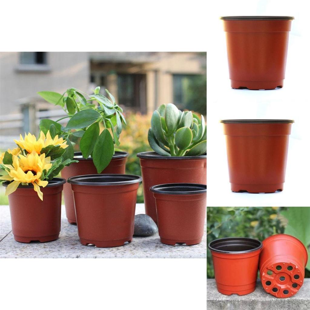 10/50/100pcs Plastic Seedling Pots With Strong Durability For Home And Garden Use**