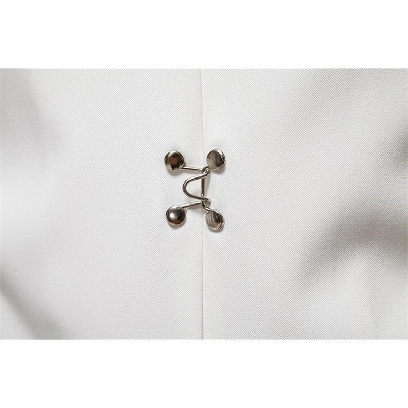 Autumn New Fashion Design Men's Long Sleeve Shirt Men High Quality Luxury Stand Collar Shirts Male Casual Social Wedding Party