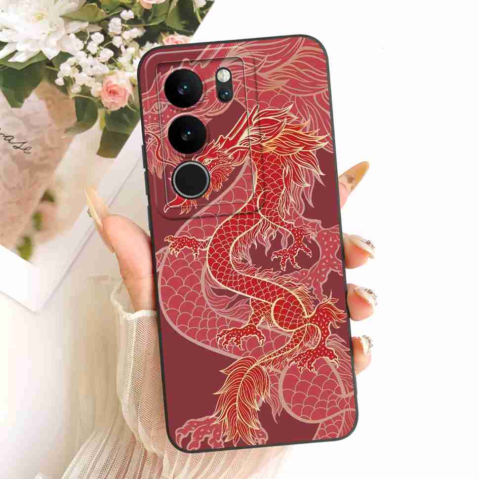 For Vivo S17 V2283A Case Cute Cartoon Cat Butterfly Silicone Back Cover For Vivo S17 S17 Phone Protection Cases Fundas