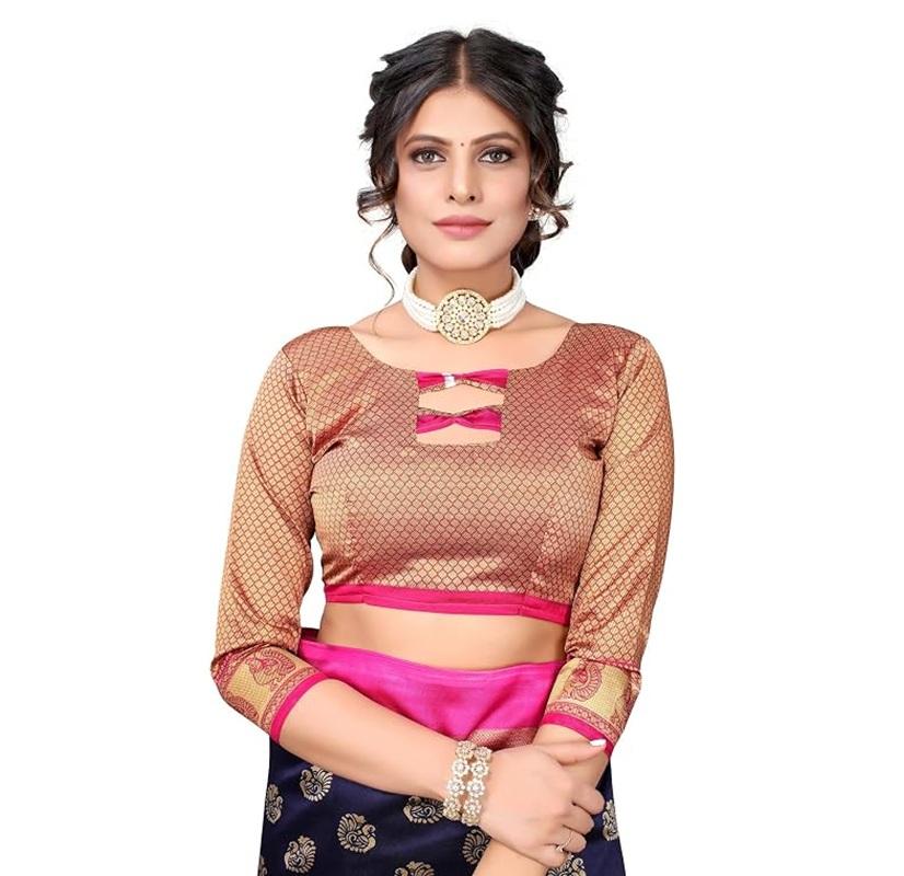 TreegoArt Fashion Women's Art Silk Occasion Wear Prnited Saree With Unstitched Blouse Piece - Pack Of 1