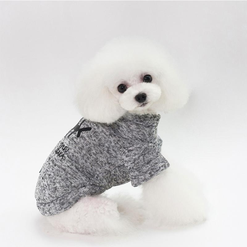 Autunno Inverno Vestiti per cani Stampa lisca di pesce Giacca per cani Cappotto caldo per animali domestici per gatti Cani di piccola taglia Maglione Chihuahua Teddy Abbigliamento per animali domestici