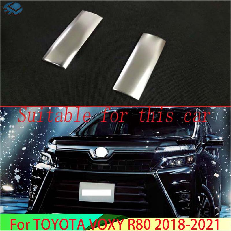 Для TOYOTA VOXY R80 2018- Автоаксессуары ABS Хром Матовый Накладки на Ручку Двери Салона Наклейка Стайлинг